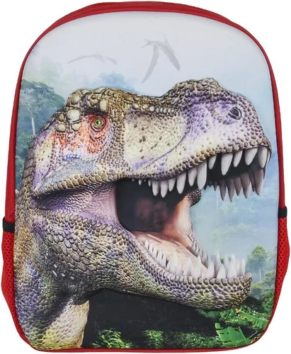Vista 5 de Rhode Island Novedad 3D espuma T-rex mochila 3D