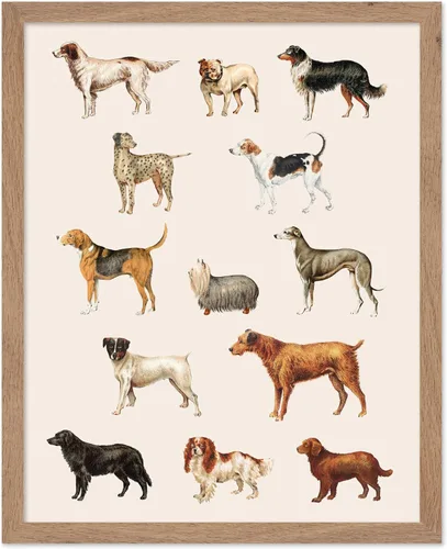 Vista 63 de Poster Master Póster Vintage de Vacaciones - Impresión Retro de Navidad - Regalo para Artista, Amigo - Papá Noel en Trineo de Renos, Invierno, Nieve