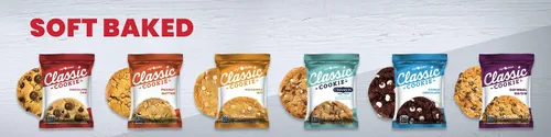 Vista 6 de Classic Cookie Galletas suaves con chispas de chocolate, 4 cajas, 32 galletas envueltas individualmente