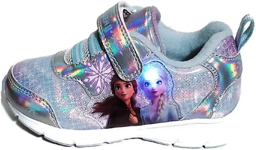 Vista 5 de Disney Frozen 2 - Tenis iluminados para niñas pequeñas