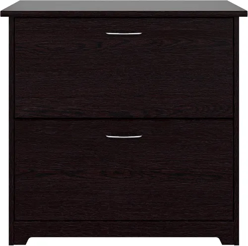 Vista 9 de Bush Furniture - Archivador lateral Cabot Collection de 2 cajones con herrajes cromados, elegante archivador para oficina en casa, cartas, archivos