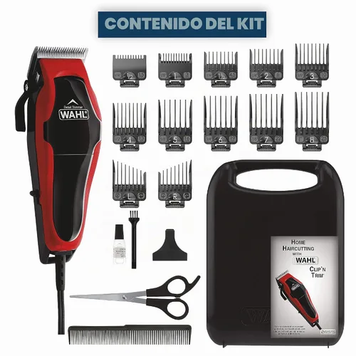 Vista 2 de Rasuradora Wahl 79900, grado de impermeabilidad 1501P para el corte del cabello (20 piezas), 1, Rojo