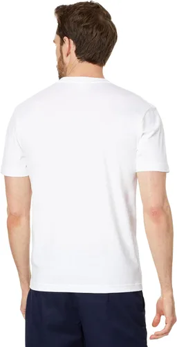 Vista 2 de Lacoste Camiseta de manga corta para hombre con texto grande