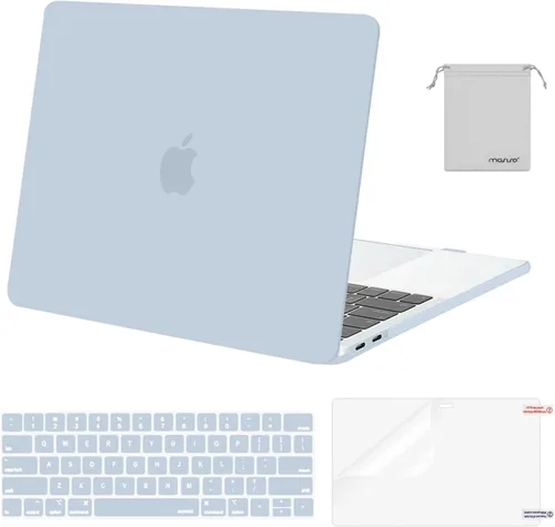 Vista 34 de MOSISO - Carcasa rígida de plástico, cubierta de teclado, protector de pantalla y bolsa de almacenamiento para MacBook Pro 13 pulgadas/33 cm