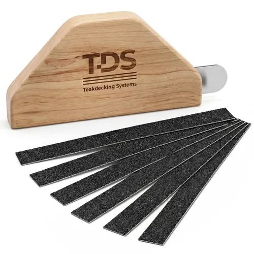 Vista 7 de Teakdecking Systems (TDS) Kit de lijadora de costura - Lijadora de cubierta