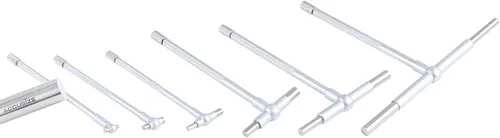 Vista 4 de Accusize Industrial Tools Premium 5/16'' - 6", 6ps/Set Juego de medidores telescópicos, acabado en cromo satinado, 3602-5018 Satin Chrome Finish