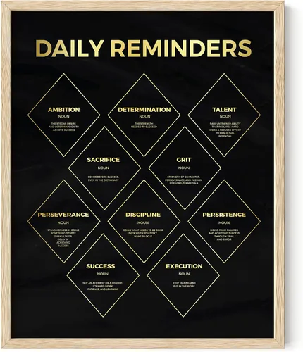 Vista 37 de HAUS AND HUES Pósteres de dinero para hombres – Pósteres motivacionales para oficina, arte de pared de monopolio, carteles inspiradores y en el 1
