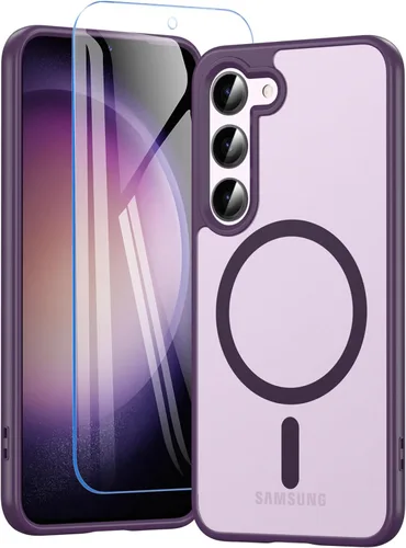 Vista 16 de Funda para Samsung Galaxy S23 con un 200% más fuerte magnético, funda para teléfono S23 con protector de pantalla, protección de grado militar