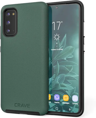 Vista 7 de Crave para Samsung Galaxy S20 Funda, Funda de Protección a Prueba de Golpes de Doble Capa para Samsung Galaxy S20 5G (15.7 cm) - Aqua