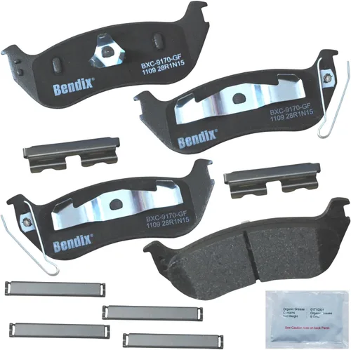 Vista 243 de Bendix Priority1 CFC154 - Juego de pastillas de freno de disco para Avanti II, Century, LeSabre, Regal, Riviera, chasis comercial, DeVille