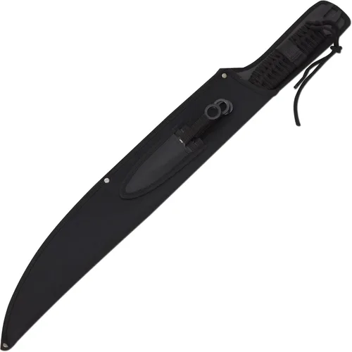 Vista 5 de Snake Eye Tactical - Espada de fantasía con funda de nailón, machete para exteriores y camping Rojo