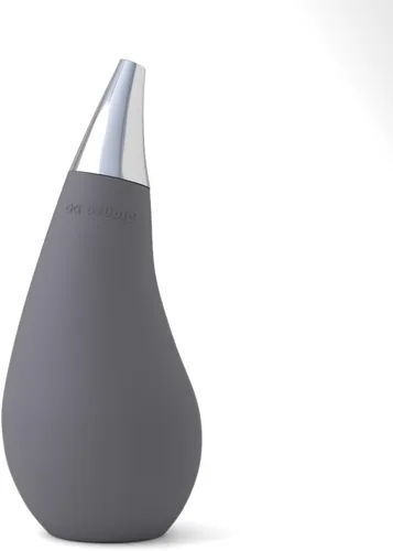 Vista 9 de Dispensador de jabón exprimible para encimera de cocina y baño, botella con forma de lágrima (negro, ~7oz)