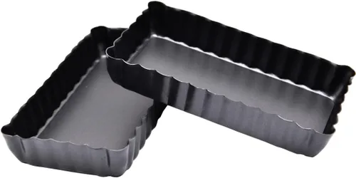 Vista 9 de Hoshen 2 piezas de molde para hornear pizza de 4.5 pulgadas, molde movible con revestimiento antiadherente, molde para pastel de crisantemo, sartén