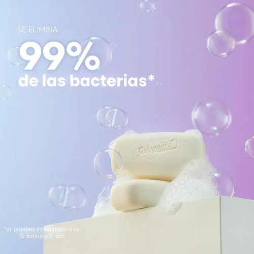 Vista 2 de Safeguard Jabón en Barra Micelar de Limpieza Profunda para Baño, elimina el 99 por ciento de las bacterias, deja la piel suave, aroma fresco