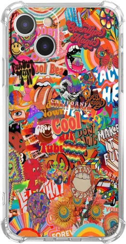 Vista 56 de Funda de Collage Estético para iPhone 7/8/SE2/SE3, Patrón de Citas Positivas, Funda TPU Única y Moderna Compatible con iPhone 7/8/SE2/SE3