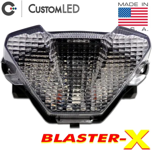 Vista 2 de Blaster-X - Luz trasera LED integrada para Yamaha MT-07 2021-2024 (lente transparente)