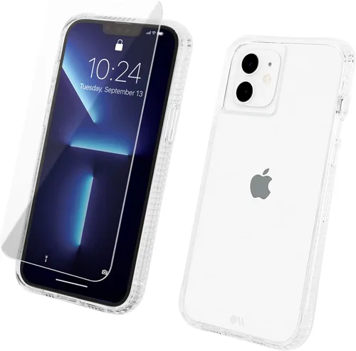 Vista 7 de Pelican - Paquete de protección - Funda resistente y protector de pantalla para iPhone 12 Mini (5G) - Protección contra caídas de 10 pies - 6.7