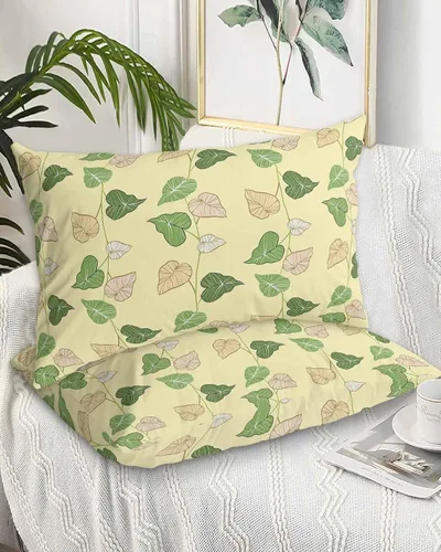 Vista 2 de Fundas de almohada de tamaño estándar, 2 paquetes de fundas de almohada suaves decorativas para sofá y sillón, funda de cojín lumbar con cierre