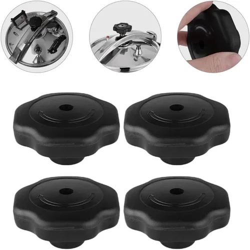Vista 8 de Mipcase Pomo de repuesto para tapa de olla, 4 piezas universales de repuesto para olla a presión, cacerola, tapa de olla