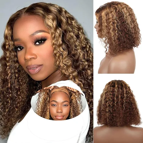 Vista 16 de Pelucas de cabello humano rizado con cierre de encaje HD de 5x5 de onda profunda para mujeres morenas, sin pegamento, pre cortadas, 180%