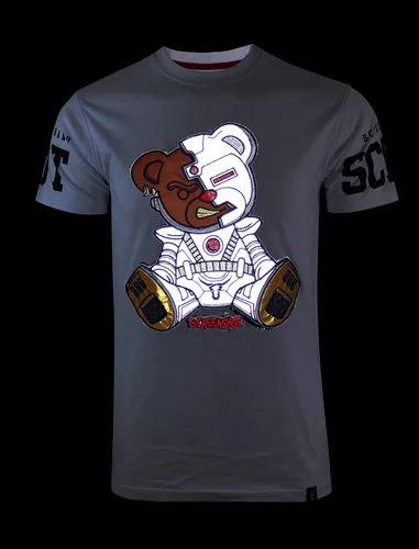Vista 3 de SCREENSHOT - Camiseta con estampado de gel de alta densidad con bordado urbano de alta densidad