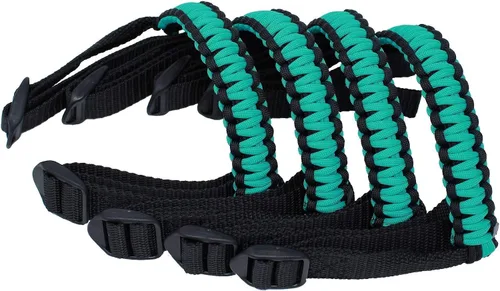 Vista 17 de BubbasGarageTv - Asas de agarre Paracord para Jeep Wrangler JL y Jeep Gladiator JT (negro)
