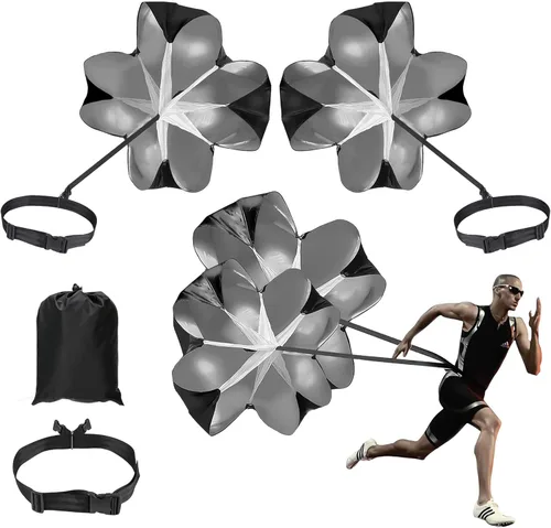 Vista 9 de N/A" SooGree - Paracaídas para correr, entrenamiento de velocidad de 56 pulgadas, paracaídas de resistencia para niños, jóvenes y adultos