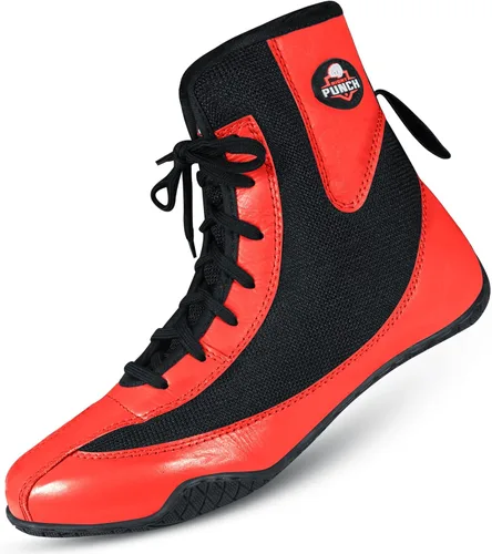 Vista 6 de Zapatos de boxeo profesionales para hombres y mujeres Zapatos de boxeo transpirables Zapatos de suela de goma antideslizante para campeones