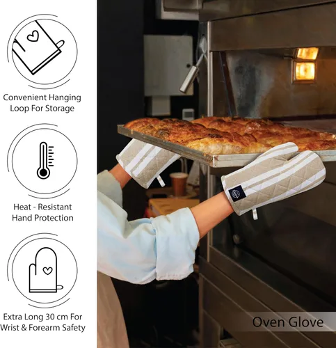Vista 7 de Encasa XO Juego de toallas y paños de cocina Juego de 21 piezas de artículos esenciales de apartamento Manoplas de horno y soportes para ollas