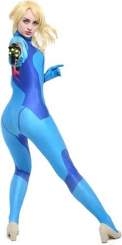 Vista 2 de miccostumes Zero Suit Samus - Disfraz de cosplay para mujer