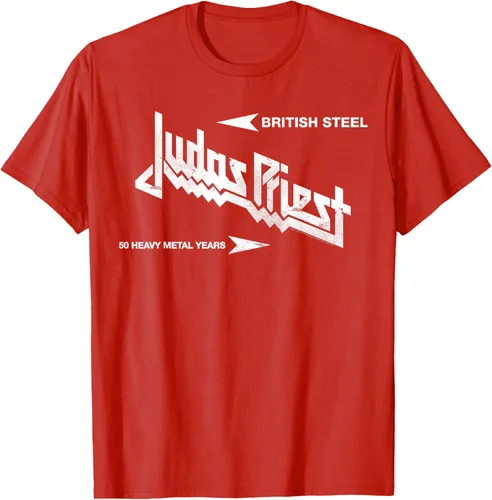 Vista 50 de Judas Priest Camiseta British Steel Negro