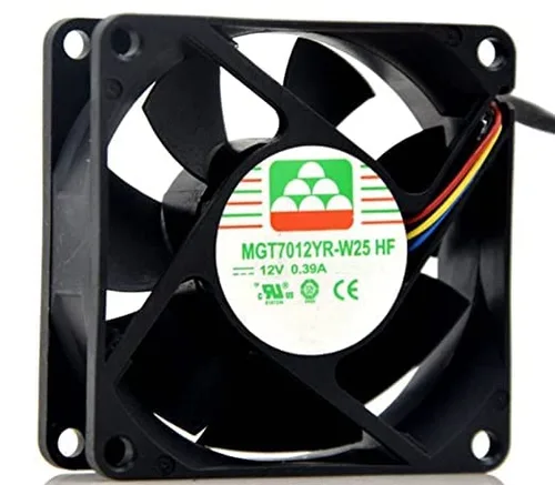 Vista 2 de 12V 0.39A 7025 Ventilador de enfriamiento 70X70X25mm