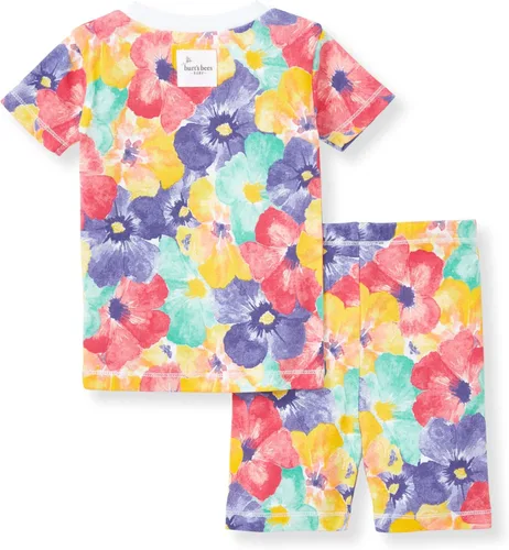 Vista 2 de Burt's Bees Baby - Pijama de camiseta y pantalón para bebé niña
