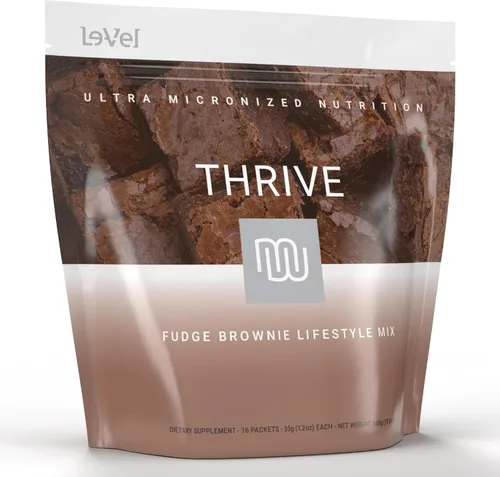 Vista 11 de Thrive Protein Shake 16 Packets (35g Each) Gluten-Free, Pea Protein Blend, Probiotics, Fiber & Digestive Enzymes Supports Lean Muscle