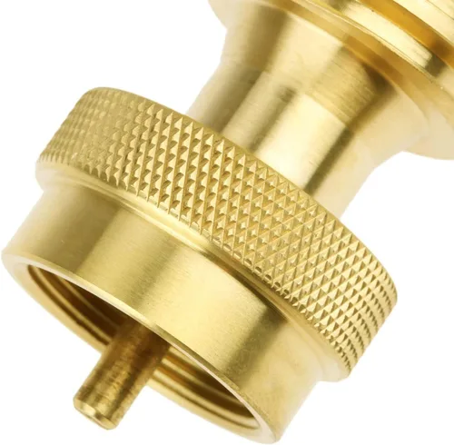 Vista 3 de Adaptador de tanque de propano para guardar carnes, adaptador de propano de 1 libra a 20 libras para cilindro desechable desechable, convertidor
