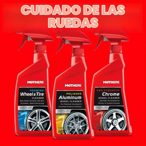 Vista 7 de Mothers Limpiador espumoso de ruedas y neumáticos, 24 onzas (05924)