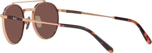 Vista 5 de Ray-Ban Rb8237 Round Ii Titanium Sunglasses