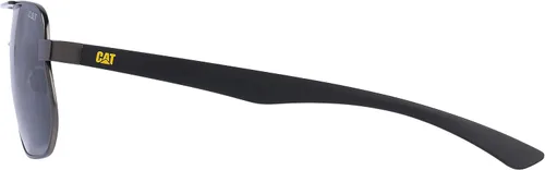 Vista 3 de Caterpillar 8013 Gafas de sol polarizadas Navigator para hombre Gris plomizo mate/negro mate de goma
