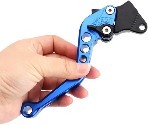 Vista 4 de DOUKI Manillar de motocicleta Yamaha FJ09 MT09 MT-09 FZ-09 FZ09 2013-2021 2020 2019 2018 2017 2016 Manillar de motocicleta ajustable Palancas