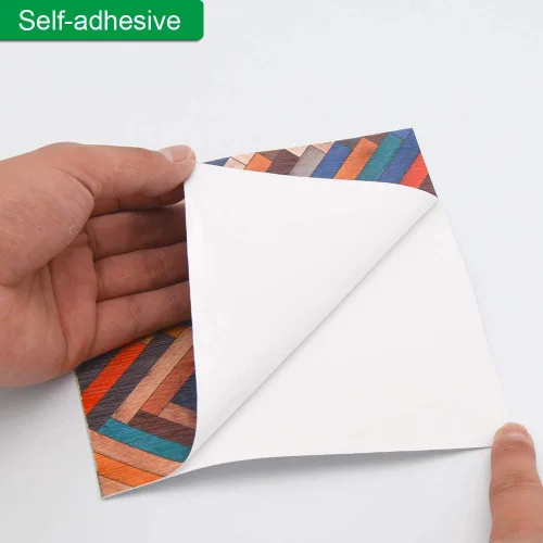 Vista 5 de Accesorios para casa de muñecas en miniatura, papel tapiz y suelo de casa de muñecas autoadhesivos, accesorios para casa de muñecas mini escala 1