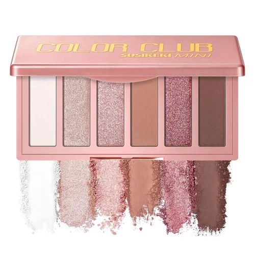 Vista 12 de SUSIKEKI 6 Colores Mini Paleta de Sombras de Ojos Maquillaje Neutro Nude Ahumado Sombra de Ojos Taupe y Marrón Mate Paleta de Maquillaje con Espejo