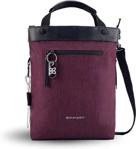 Vista 4 de Sherpani Geo, bolso cruzado antirrobo, bolsa de mano, bolsa de hombro de viaje, bolsos cruzados medianos para mujer, se adapta a tabletas de 10