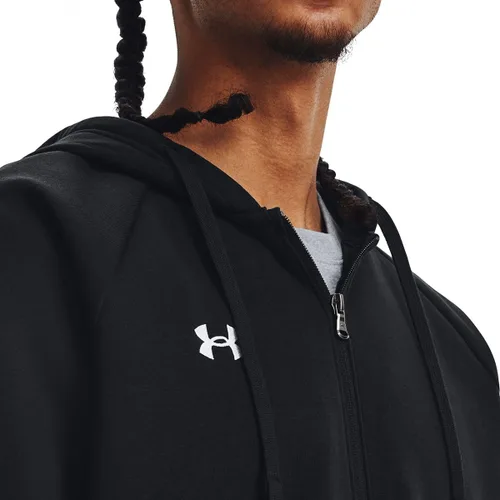 Vista 4 de Under Armour Sudadera con capucha Rival Fleece con cremallera completa para hombre