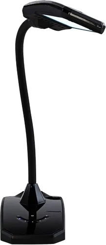 Vista 9 de 360 Lighting Ricky - Lámpara de mesa de escritorio minimalista moderna con puerto de carga USB, cuello de cisne LED, altura ajustable, 13.75