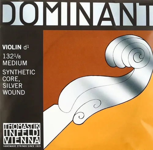 Vista 30 de Thomastik -Infeld Dominant Violin Single D String - Escala 1/2 - No. 132 1/2