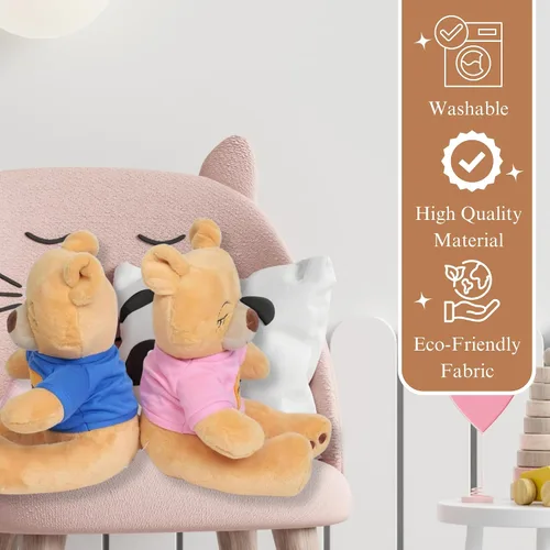 Vista 6 de Oso de peluche de alta calidad, suave peluche de oso de peluche, lindos animales de peluche de 10.23 pulgadas y osos de peluche pequeños, regalo