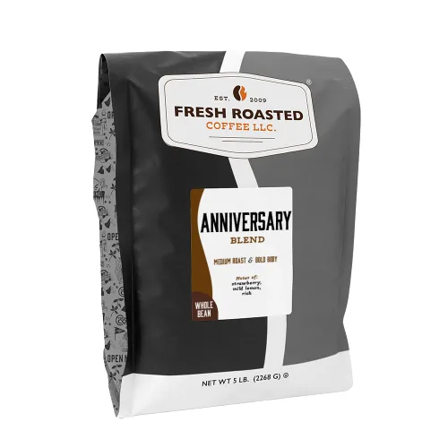 Vista 67 de Fresh Roasted Coffee, Blackbeard's Revenge, 12 onzas, tostado medio, Kosher, grano entero