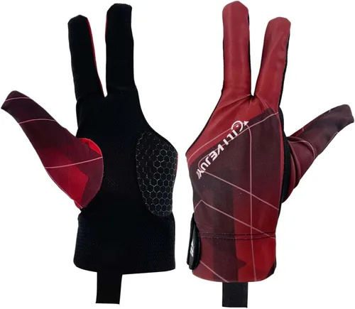 Vista 6 de Guante de piscina para mano izquierda, guantes de billar para mano izquierda 3 dedos