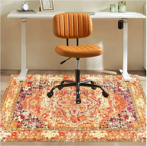 Vista 16 de Tapete para silla de oficina para piso de madera dura, 36"x48" tapete antideslizante para silla de escritorio para pisos duros, alfombra