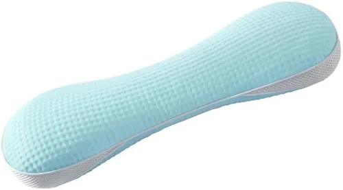 Vista 4 de Neck Cervical Pillow, Adjustable Ergonomic Pillow, buckwheat Hull Pillow for Sleeping, for Neck Shoulder Pain Relief,[d] Blue